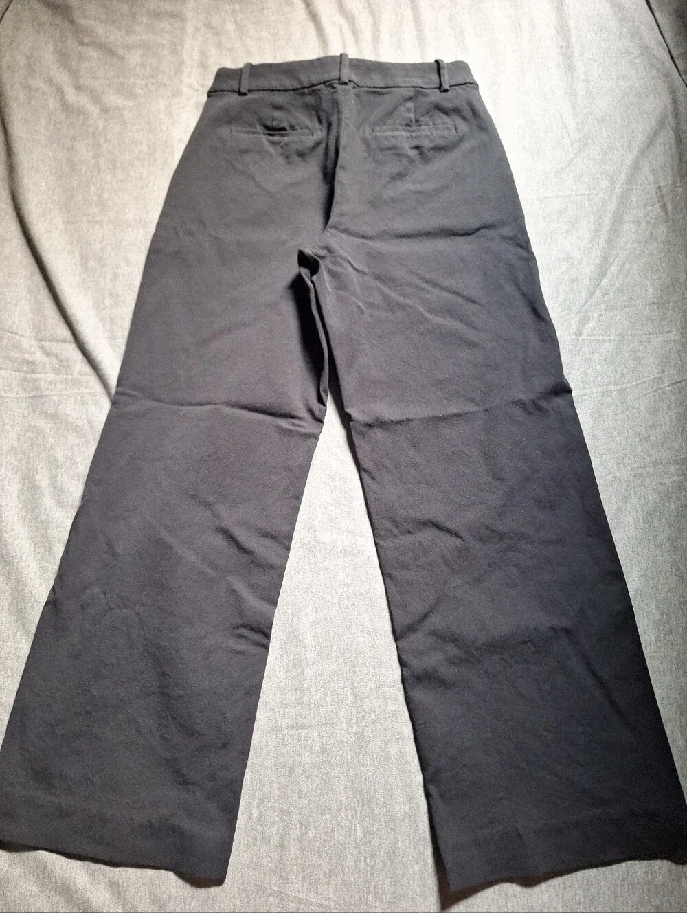 J. Crew Women's Black Chinos - Wide Leg Size 2